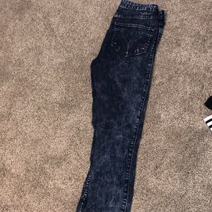 Hollister acid washed jeans